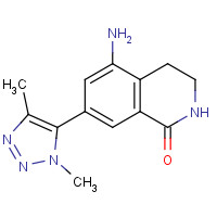 1616290-91-5 5-amino-7-(3,5-dimethyltriazol-4-yl)-3,4-dihydro-2H-isoquinolin-1-one chemical structure