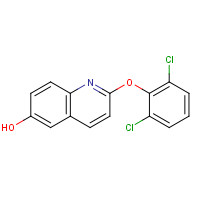 623147-06-8 2-(2,6-dichlorophenoxy)quinolin-6-ol chemical structure