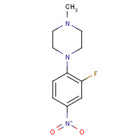 221198-29-4 1-(2-fluoro-4-nitrophenyl)-4-methylpiperazine chemical structure