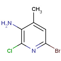 1038920-08-9 6-bromo-2-chloro-4-methylpyridin-3-amine chemical structure