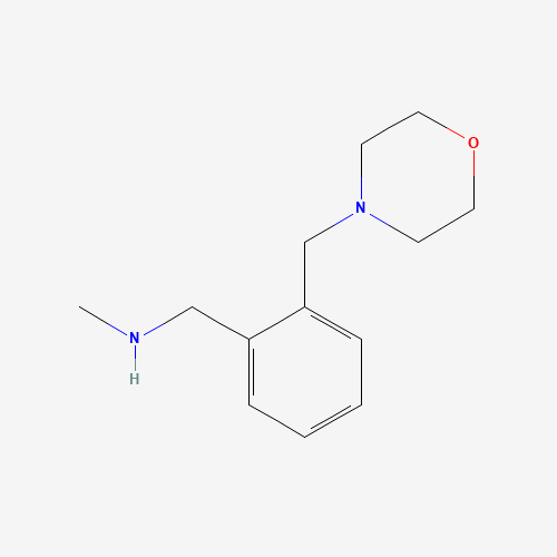 871825-58-0 N-methyl-1-[2-(morpholin-4-ylmethyl)phenyl]methanamine chemical structure