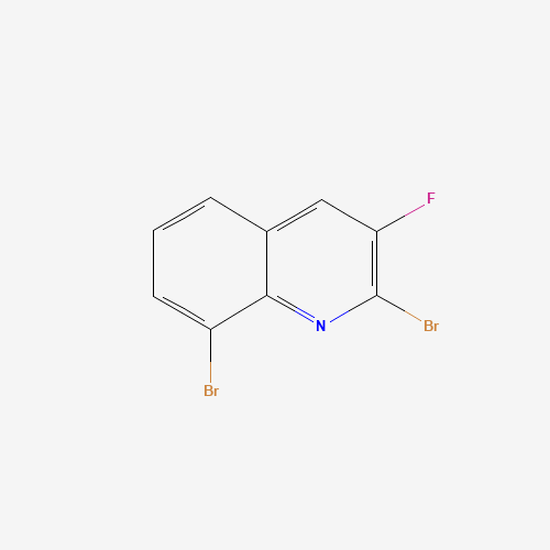 834884-04-7 2,8-dibromo-3-fluoroquinoline chemical structure