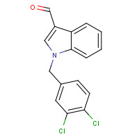 90815-02-4 1-[(3,4-dichlorophenyl)methyl]indole-3-carbaldehyde chemical structure