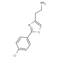 26858-31-1 2-[2-(4-chlorophenyl)-1,3-thiazol-4-yl]ethanamine chemical structure