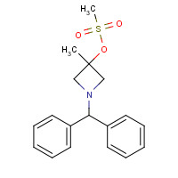133891-87-9 (1-benzhydryl-3-methylazetidin-3-yl) methanesulfonate chemical structure