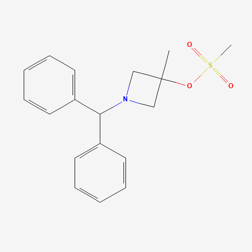 133891-87-9 (1-benzhydryl-3-methylazetidin-3-yl) methanesulfonate chemical structure