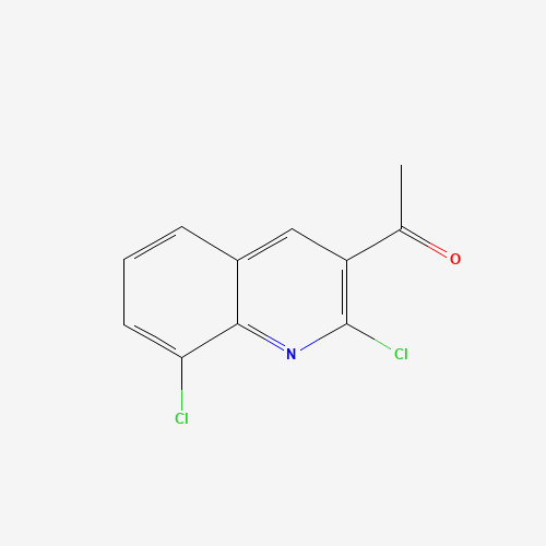 692726-54-8 1-(2,8-dichloroquinolin-3-yl)ethanone chemical structure