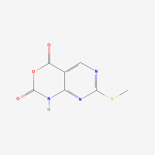 1253789-64-8 7-methylsulfanyl-1H-pyrimido[4,5-d][1,3]oxazine-2,4-dione chemical structure