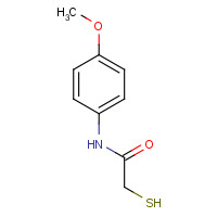 34282-29-6 N-(4-methoxyphenyl)-2-sulfanylacetamide chemical structure
