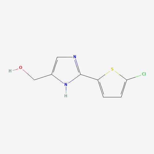 924669-24-9 [2-(5-chlorothiophen-2-yl)-1H-imidazol-5-yl]methanol chemical structure