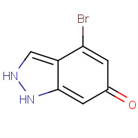 885518-75-2 4-bromo-1,2-dihydroindazol-6-one chemical structure