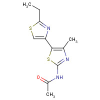 1163707-35-4 N-[5-(2-ethyl-1,3-thiazol-4-yl)-4-methyl-1,3-thiazol-2-yl]acetamide chemical structure