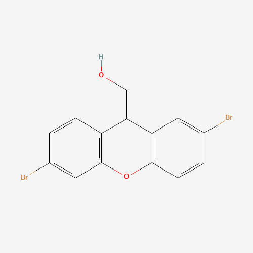 1246661-53-9 (2,6-dibromo-9H-xanthen-9-yl)methanol chemical structure
