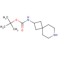 147611-03-8 tert-butyl N-(7-azaspiro[3.5]nonan-2-yl)carbamate chemical structure