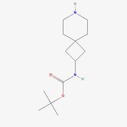 147611-03-8 tert-butyl N-(7-azaspiro[3.5]nonan-2-yl)carbamate chemical structure