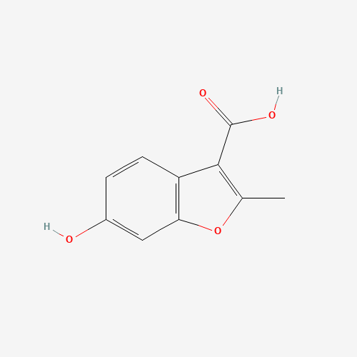 854515-52-9 6-hydroxy-2-methyl-1-benzofuran-3-carboxylic acid chemical structure