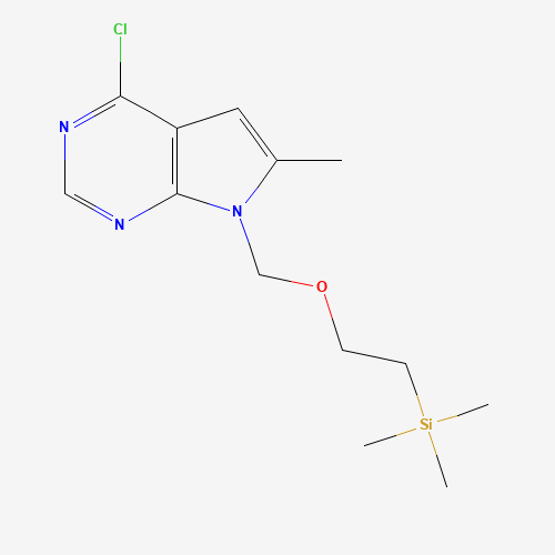 1373923-91-1 2-[(4-chloro-6-methylpyrrolo[2,3-d]pyrimidin-7-yl)methoxy]ethyl-trimethylsilane chemical structure