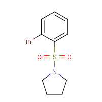 929000-58-8 1-(2-bromophenyl)sulfonylpyrrolidine chemical structure