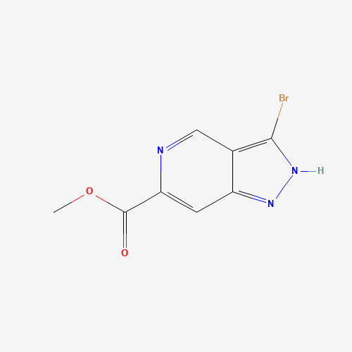 1206979-28-3 methyl 3-bromo-2H-pyrazolo[4,3-c]pyridine-6-carboxylate chemical structure