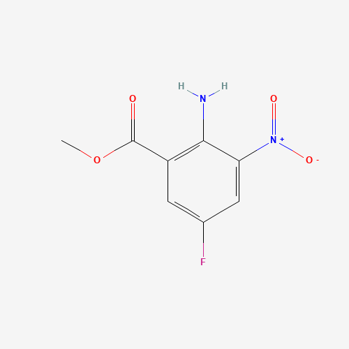 328547-11-1 methyl 2-amino-5-fluoro-3-nitrobenzoate chemical structure
