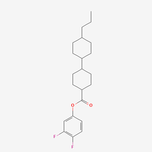 94840-77-4 (3,4-difluorophenyl) 4-(4-propylcyclohexyl)cyclohexane-1-carboxylate chemical structure