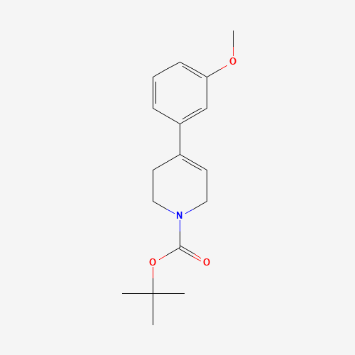 194669-45-9 tert-butyl 4-(3-methoxyphenyl)-3,6-dihydro-2H-pyridine-1-carboxylate chemical structure