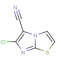 23576-90-1 6-chloroimidazo[2,1-b][1,3]thiazole-5-carbonitrile chemical structure