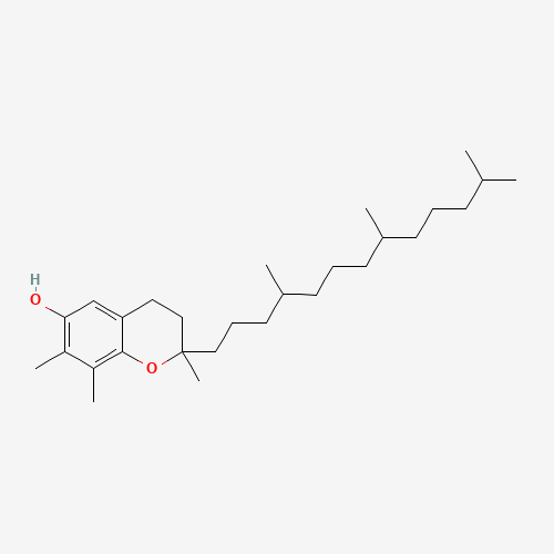 73980-80-0 2,7,8-trimethyl-2-(4,8,12-trimethyltridecyl)-3,4-dihydrochromen-6-ol chemical structure