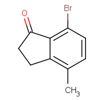 15069-48-4 7-bromo-4-methyl-2,3-dihydroinden-1-one chemical structure