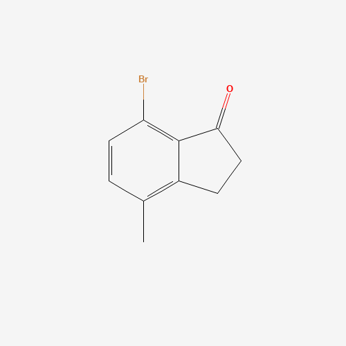 15069-48-4 7-bromo-4-methyl-2,3-dihydroinden-1-one chemical structure