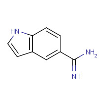 71889-75-3 1H-indole-5-carboximidamide chemical structure