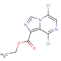 1256633-28-9 ethyl 5,8-dichloroimidazo[1,5-a]pyrazine-1-carboxylate chemical structure