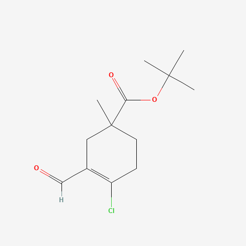 1308838-29-0 tert-butyl 4-chloro-3-formyl-1-methylcyclohex-3-ene-1-carboxylate chemical structure