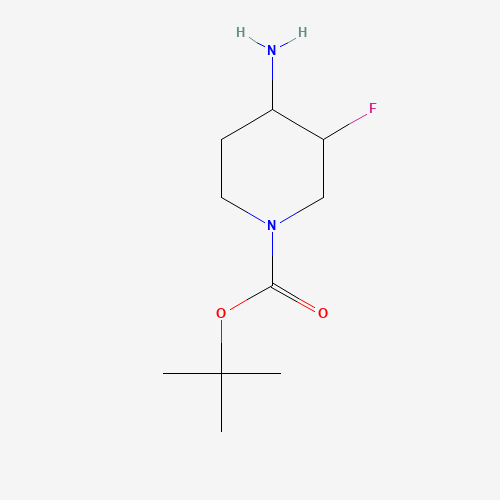934536-10-4 tert-butyl 4-amino-3-fluoropiperidine-1-carboxylate chemical structure