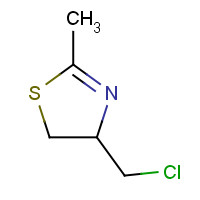 919100-26-8 4-(chloromethyl)-2-methyl-4,5-dihydro-1,3-thiazole chemical structure