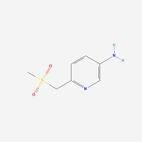 1419605-03-0 6-(methylsulfonylmethyl)pyridin-3-amine chemical structure
