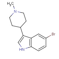 121206-76-6 5-bromo-3-(1-methylpiperidin-4-yl)-1H-indole chemical structure