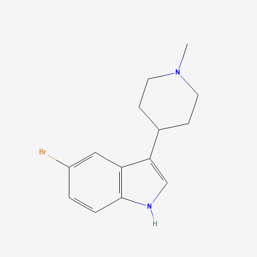 121206-76-6 5-bromo-3-(1-methylpiperidin-4-yl)-1H-indole chemical structure