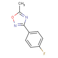 196301-98-1 3-(4-fluorophenyl)-5-methyl-1,2,4-oxadiazole chemical structure