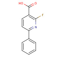 505083-01-2 2-fluoro-6-phenylpyridine-3-carboxylic acid chemical structure