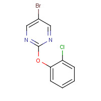 73254-96-3 5-bromo-2-(2-chlorophenoxy)pyrimidine chemical structure