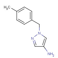 1002414-59-6 1-[(4-methylphenyl)methyl]pyrazol-4-amine chemical structure