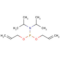 126429-21-8 N-bis(prop-2-enoxy)phosphanyl-N-propan-2-ylpropan-2-amine chemical structure