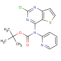 1235451-18-9 tert-butyl N-(2-chlorothieno[3,2-d]pyrimidin-4-yl)-N-pyridin-2-ylcarbamate chemical structure