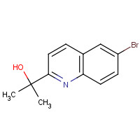 1340596-76-0 2-(6-bromoquinolin-2-yl)propan-2-ol chemical structure