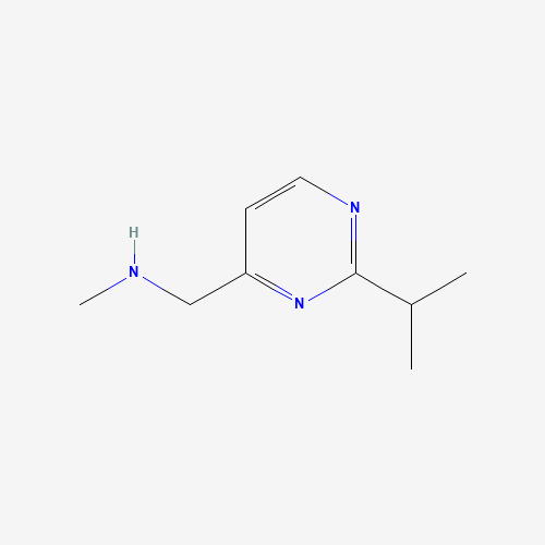 921074-88-6 N-methyl-1-(2-propan-2-ylpyrimidin-4-yl)methanamine chemical structure