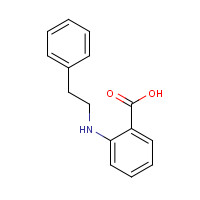 23049-93-6 2-(2-phenylethylamino)benzoic acid chemical structure