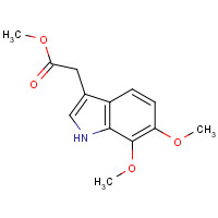 908003-80-5 methyl 2-(6,7-dimethoxy-1H-indol-3-yl)acetate chemical structure