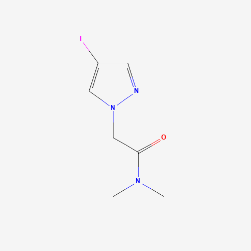 1340304-97-3 2-(4-iodopyrazol-1-yl)-N,N-dimethylacetamide chemical structure