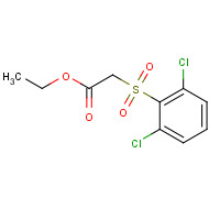 1154228-17-7 ethyl 2-(2,6-dichlorophenyl)sulfonylacetate chemical structure